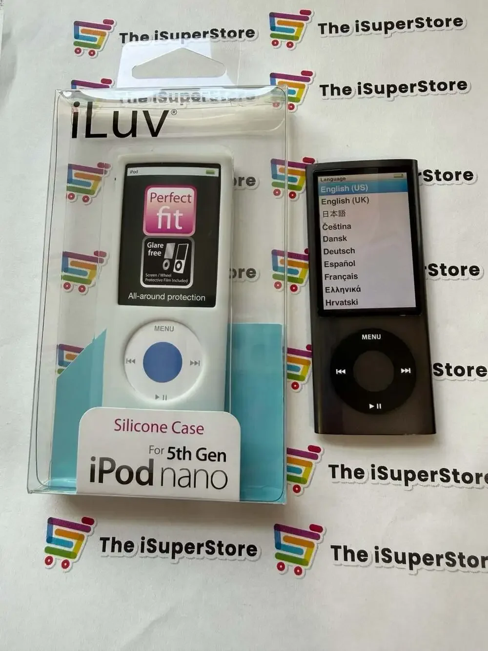 Apple iPod Nano 5th Generation 8GB Black Media Player + 1 YR CPS Warranty